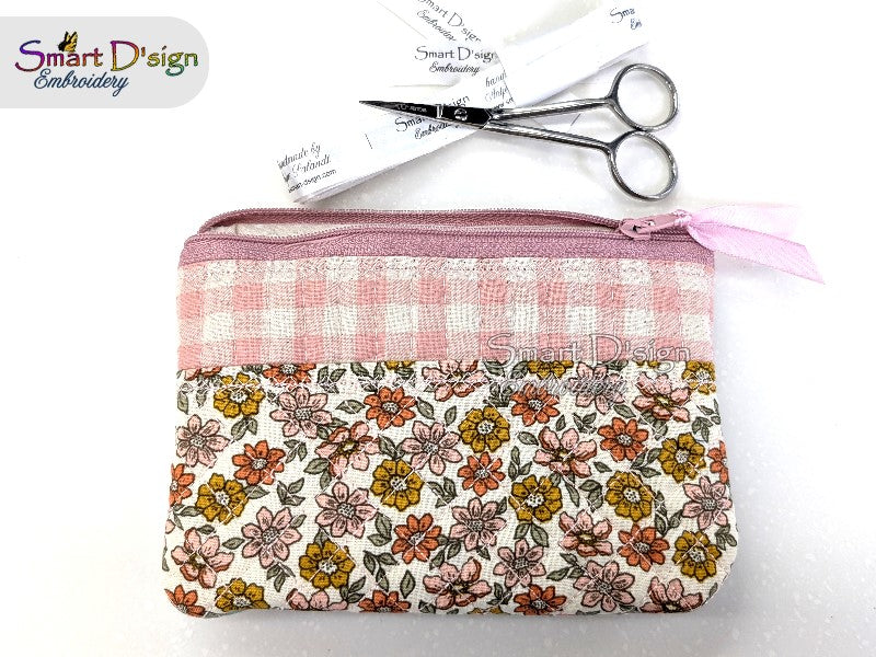 ITH TOP STRIPE QUILTED ZIPPER BAG – 11 Hoop Sizes & Bundle Option
