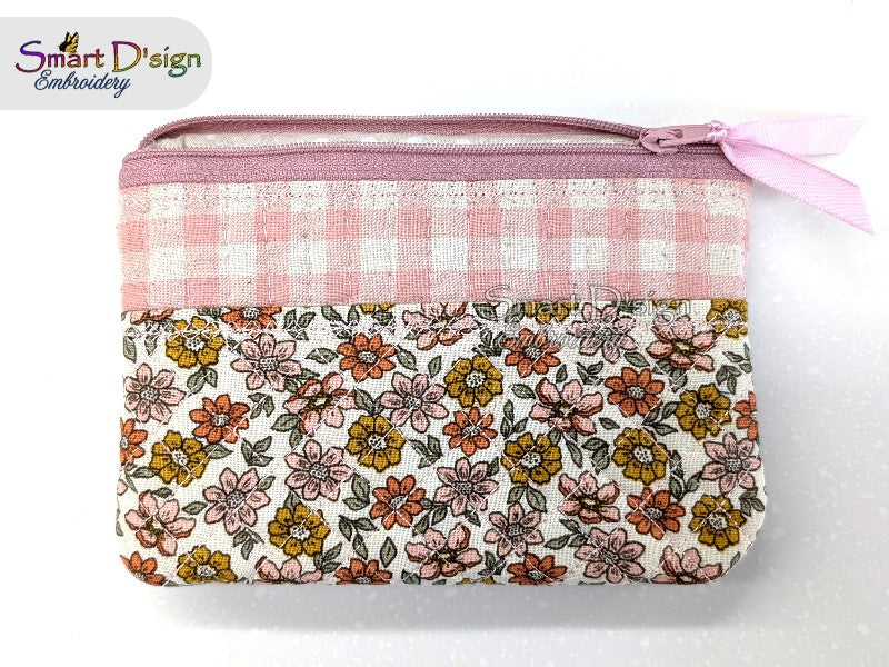 ITH TOP STRIPE QUILTED ZIPPER BAG – 11 Hoop Sizes & Bundle Option