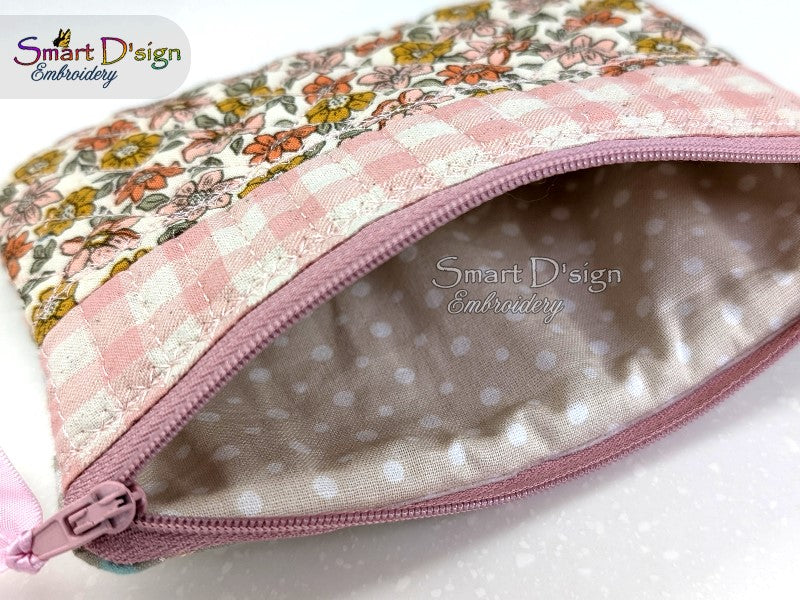 ITH TOP STRIPE QUILTED ZIPPER BAG – 11 Hoop Sizes & Bundle Option
