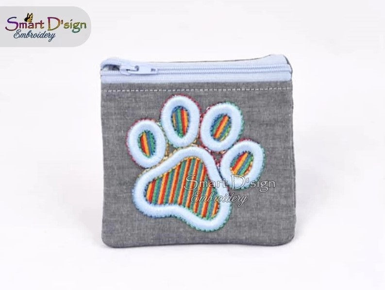 3D FOAM PAW PRINT APPLIQUE