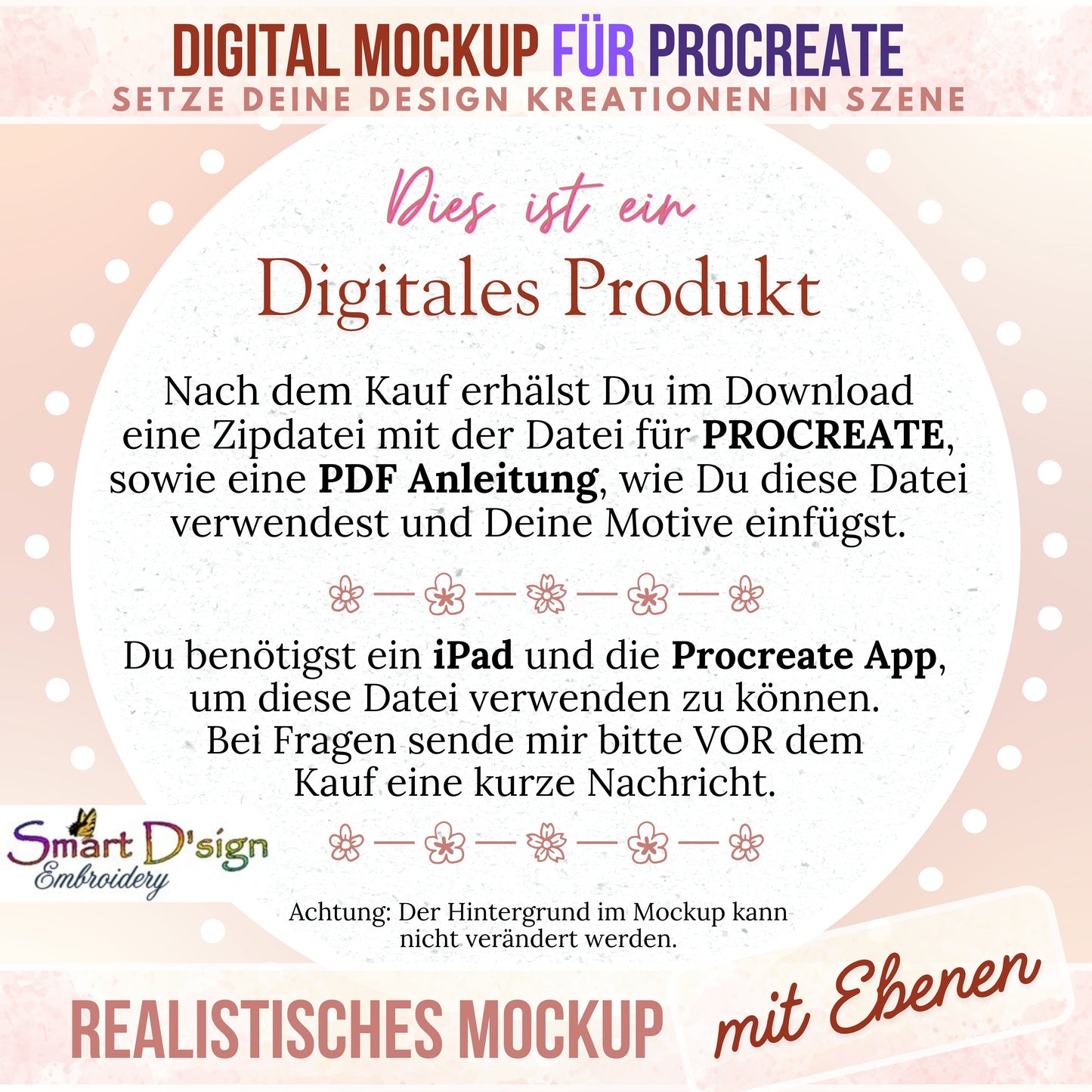 GESCHENKBOX MOCKUP für PROCREATE / iPad