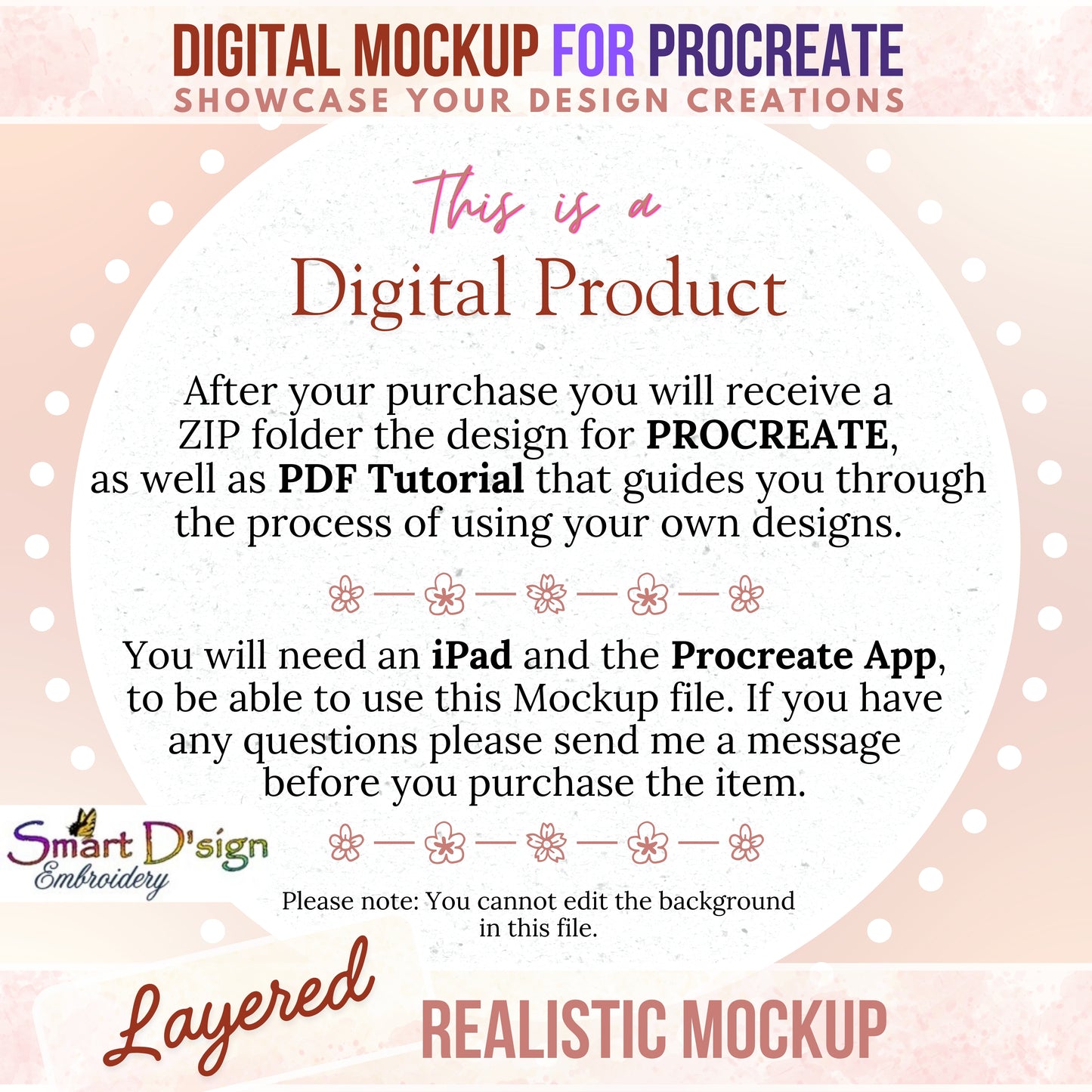 GESCHENKBOX MOCKUP für PROCREATE / iPad