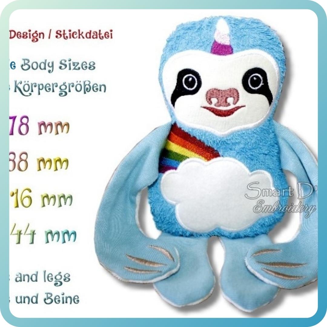 ITH FAULTIER EINHORN mit REGENBOGEN - Kuscheltier