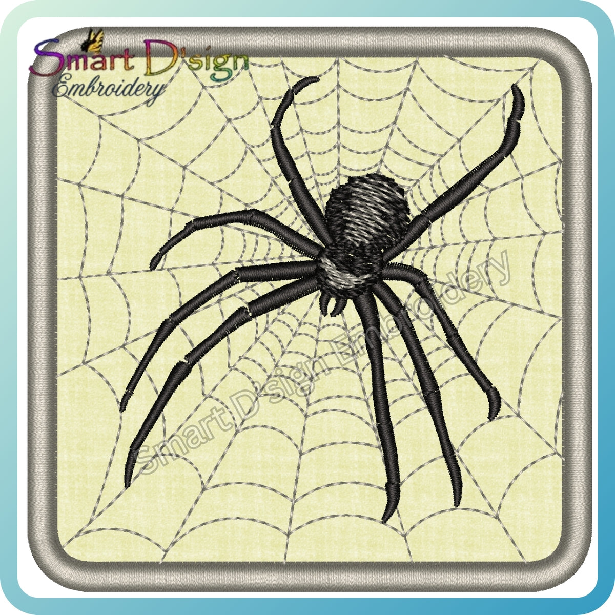 ITH SPIDER COASTER Freebie 10x10 cm / 4x4 inch