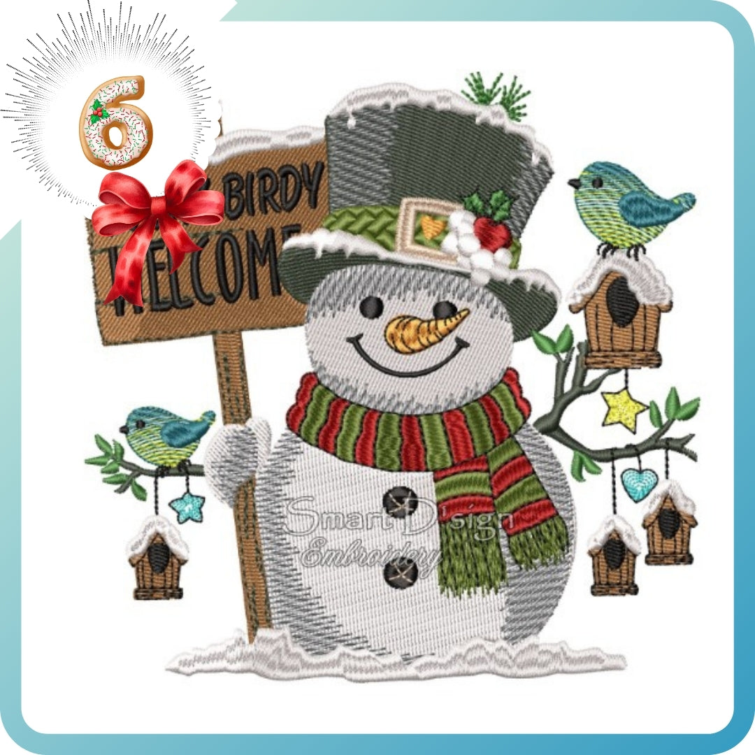 EVERY BIRDY WELCOME - Snowman