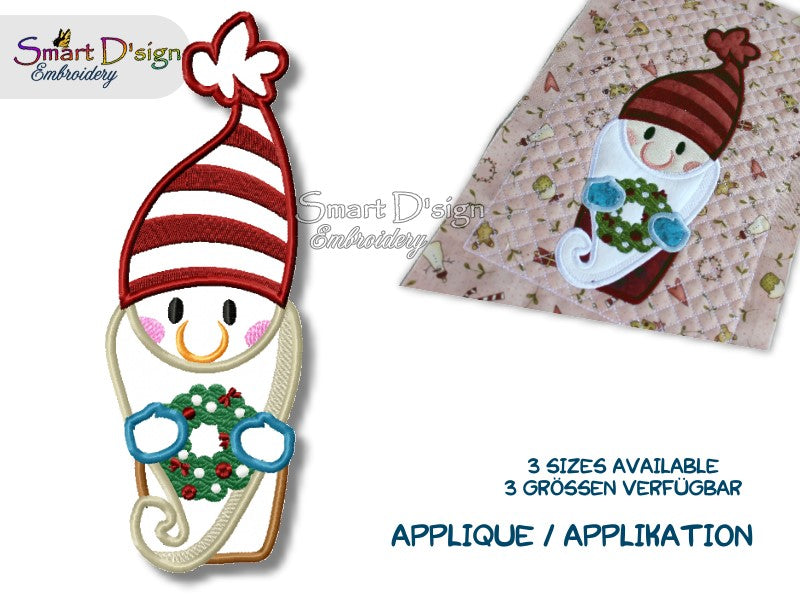 GNOME Tomte Nisse Applique No 4