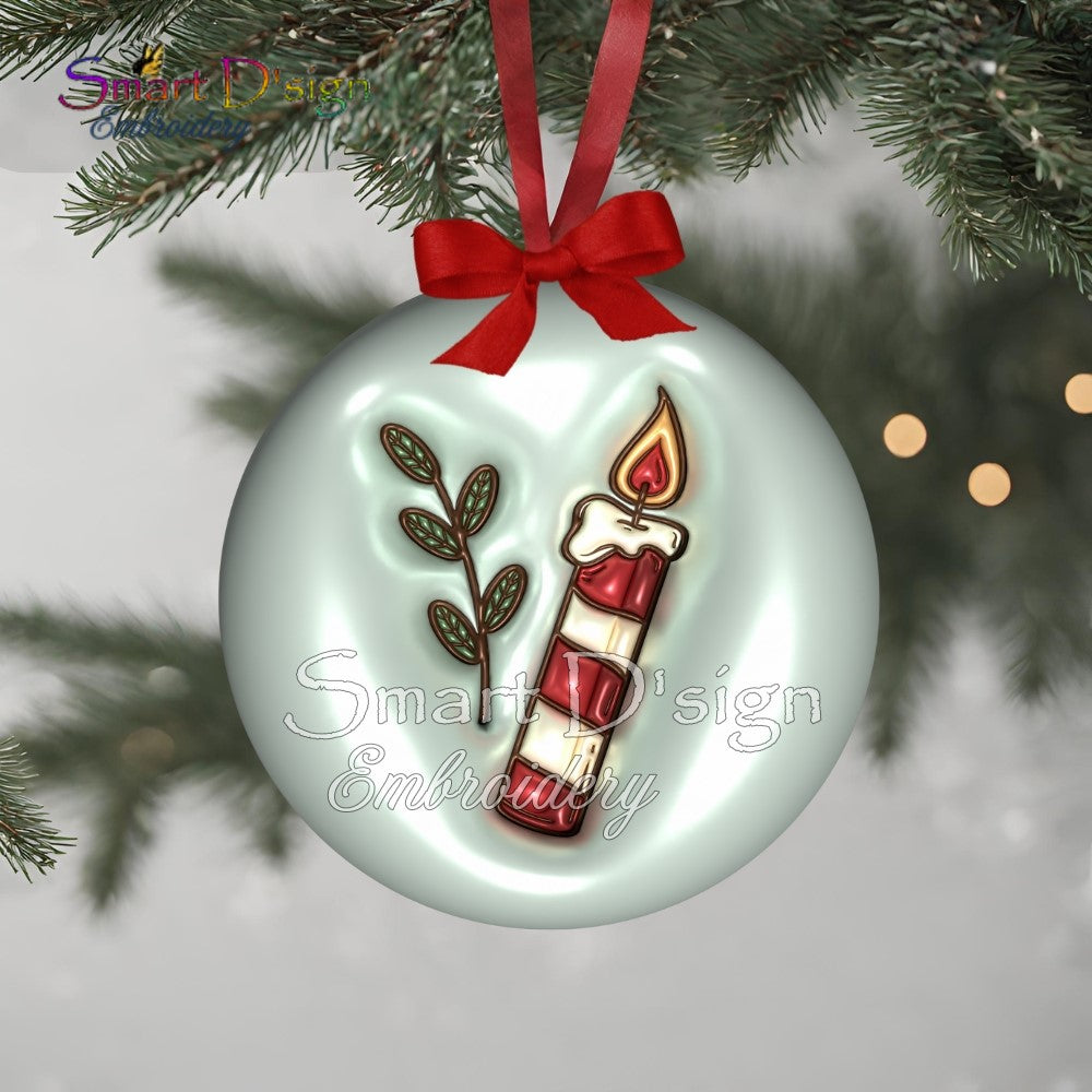 PUFFY JELLY CHRISTMAS ORNAMENTS - Set 1