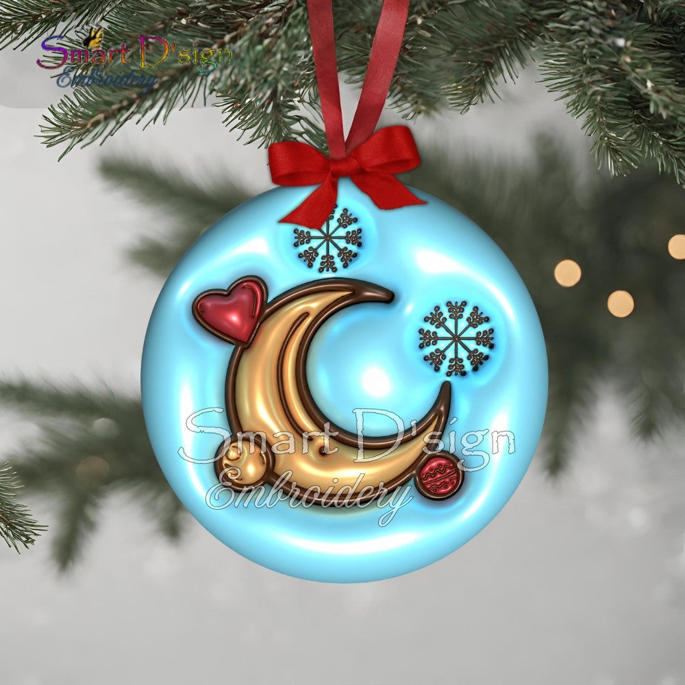 PUFFY JELLY CHRISTMAS ORNAMENTS - Set 1