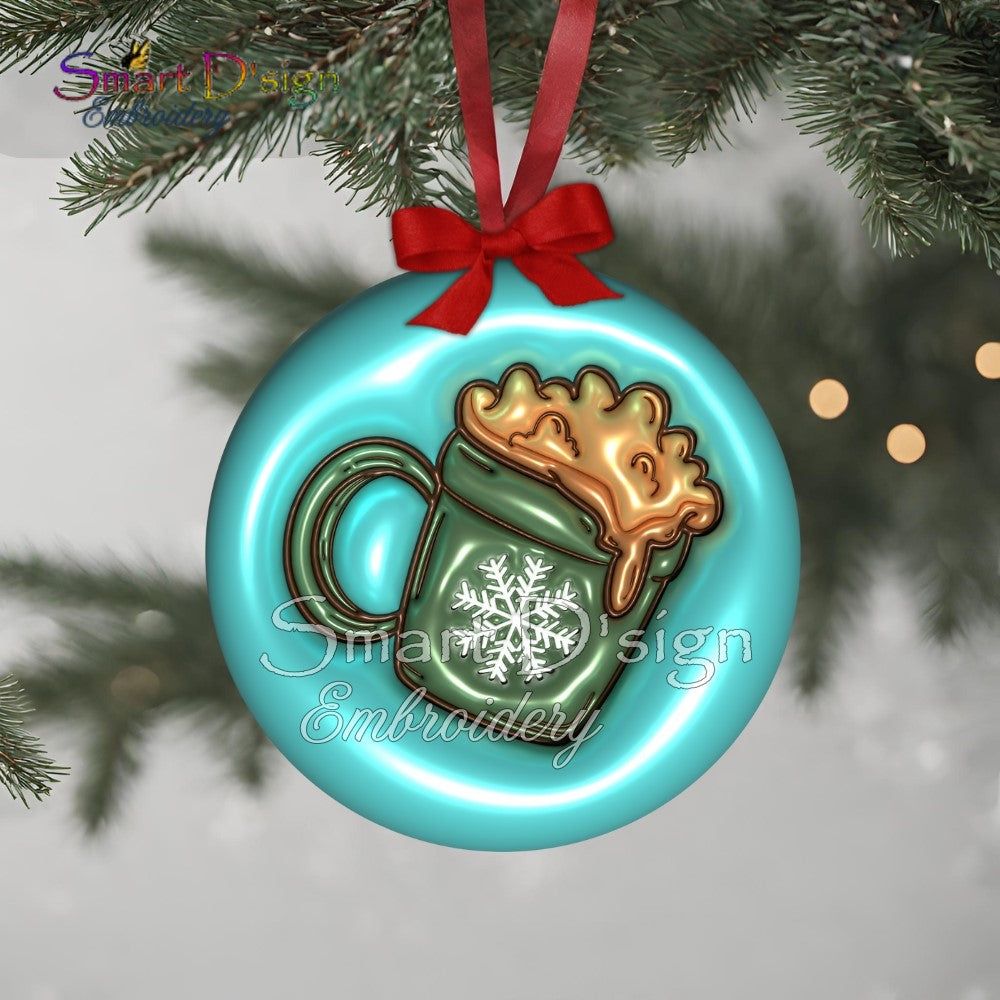 PUFFY JELLY CHRISTMAS ORNAMENTS - Set 1