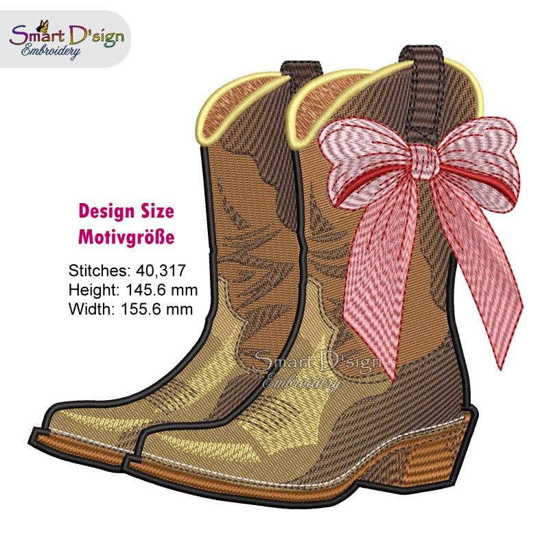 COWGIRL STIEFEL mit Schleife