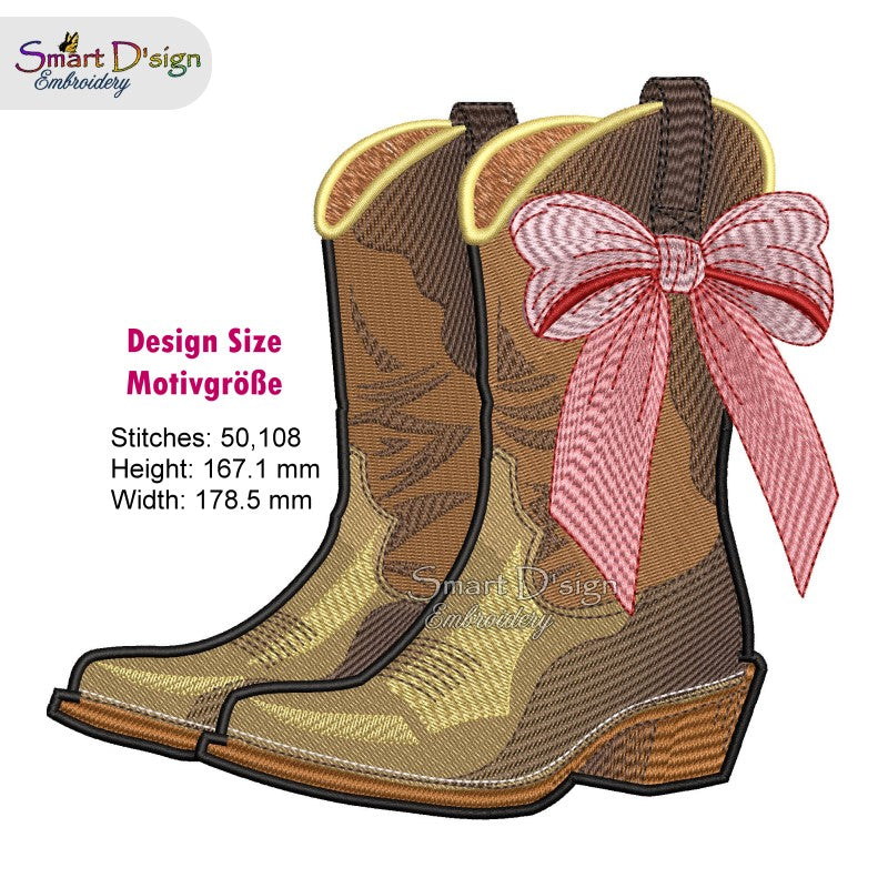 COWGIRL STIEFEL mit Schleife