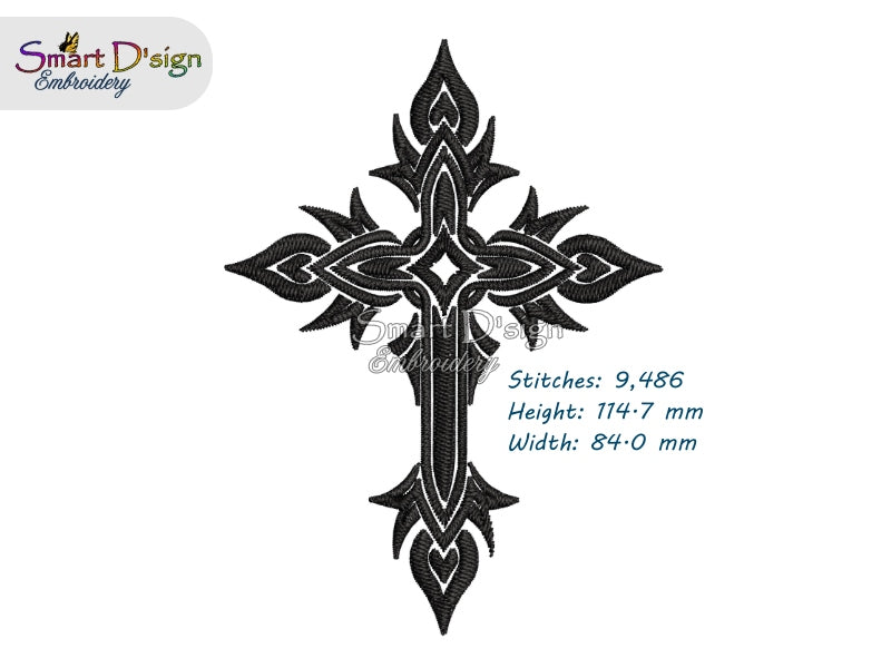 TRIBAL / Keltisch / Christliches KREUZ