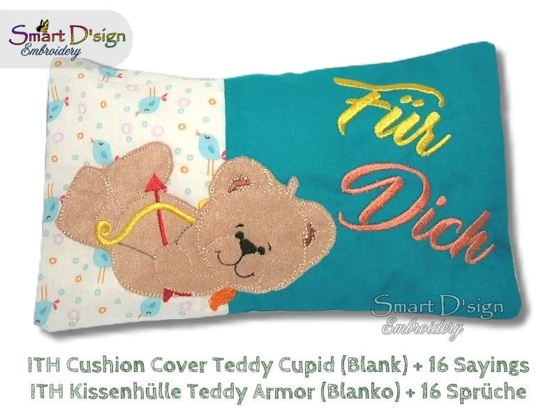 TEDDY CUPID 01 - VALENTINE ITH CUSHION Cover Set
