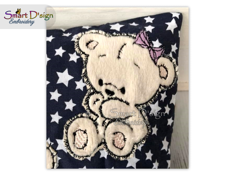 TEDDY Fransen-Doodle-Applikation