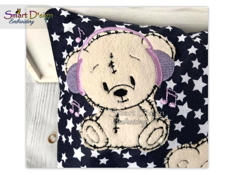 TEDDY Fransen-Doodle-Applikation