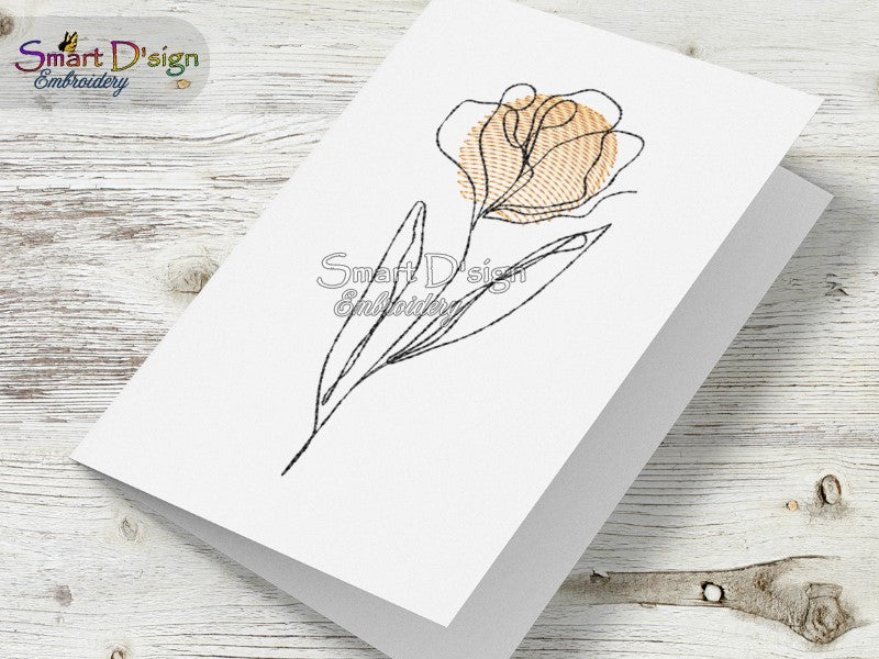 OUTBACK BLUME Nr.2 Line Art
