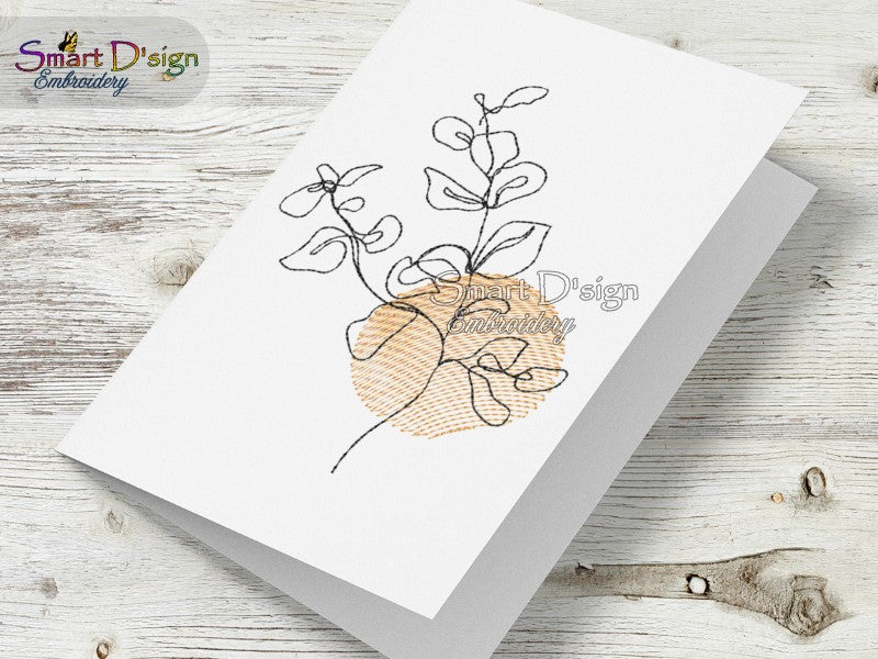 OUTBACK BLUME Nr.9 Line Art