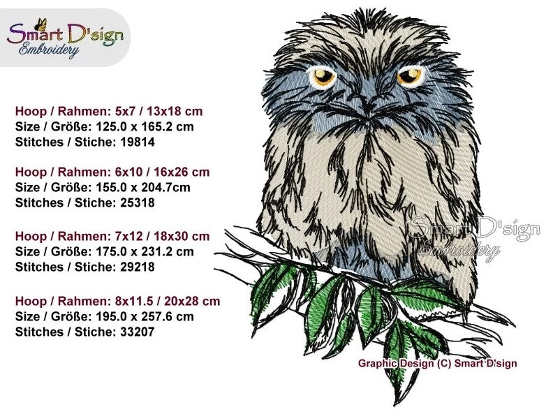 Eulenschwalm / Tawny Frogmouth Australische Tierwelt