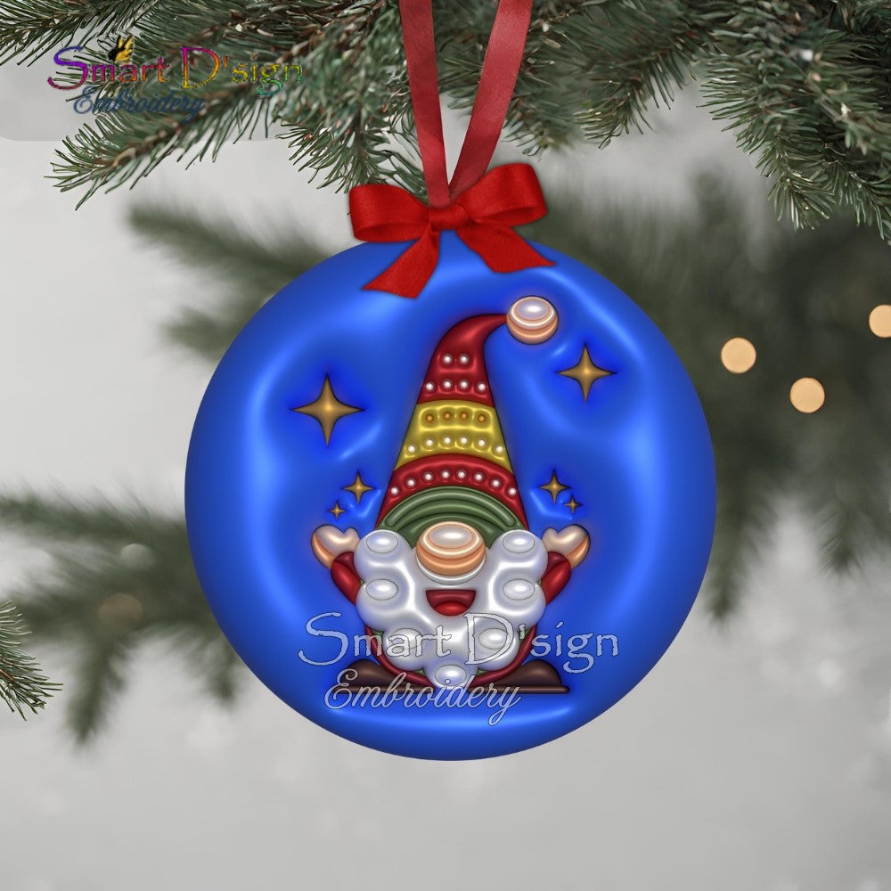 PUFFY JELLY CHRISTMAS ORNAMENTS - Set 2