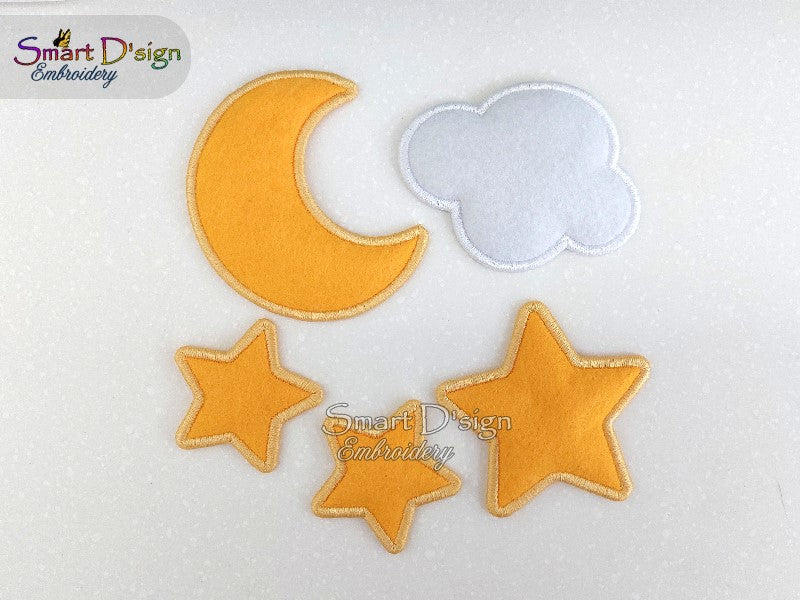 ITH SKY ORNAMENTS - Puff Applique