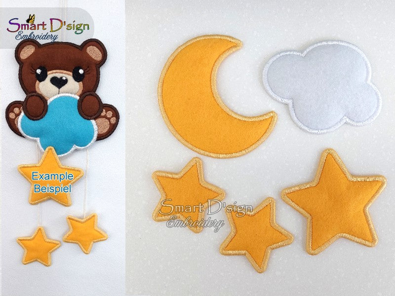 ITH SKY ORNAMENTS - Puff Applique