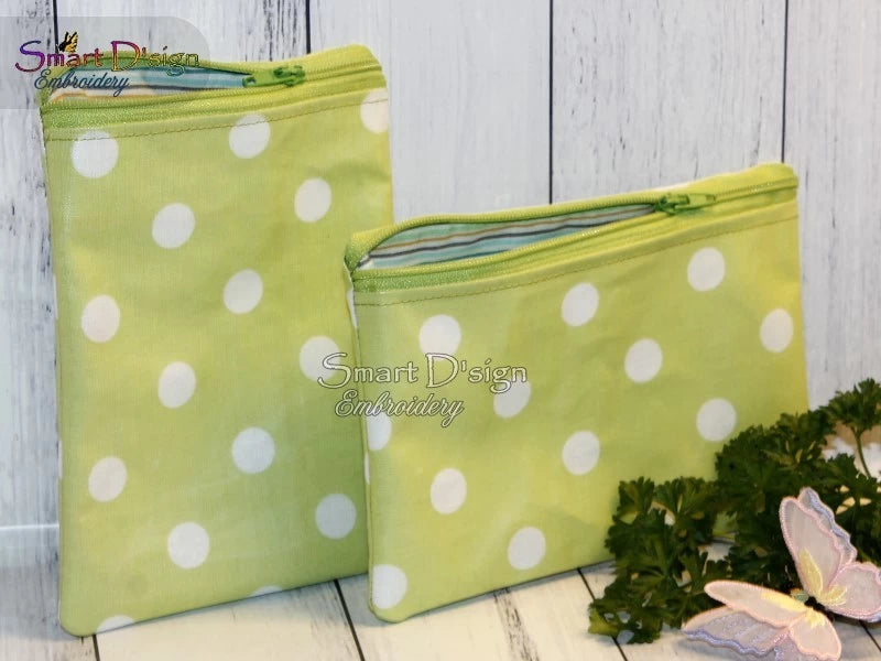 ITH REISSVERSCHLUSS-TASCHE - Blanko mit Platz für Personalisierung