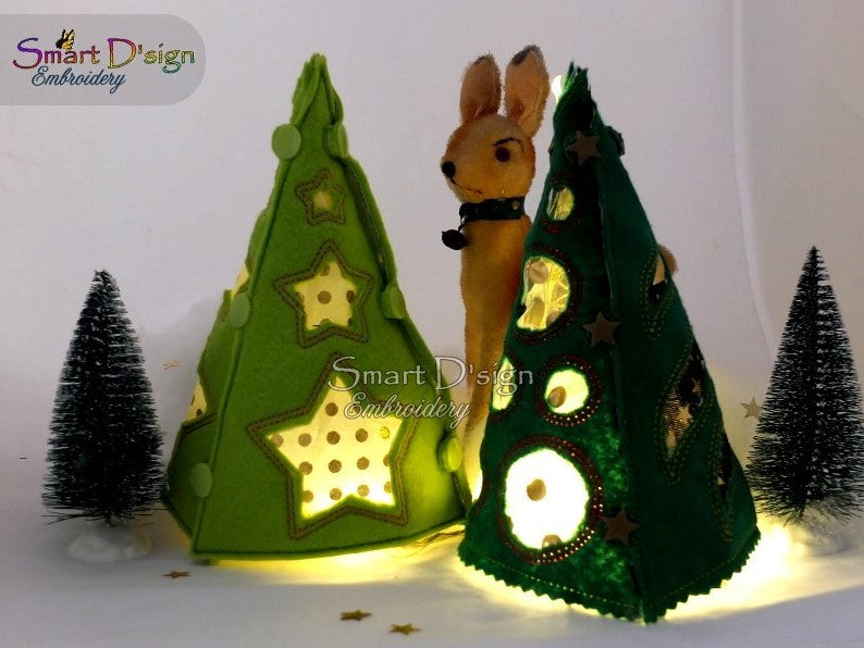 ITH 3D WEIHNACHTSBAUM für LED Teelichter