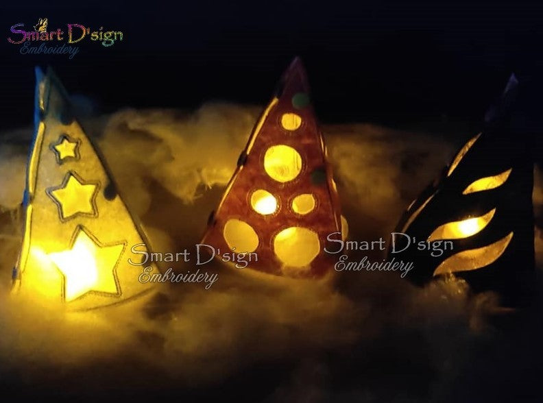 ITH 3D WEIHNACHTSBAUM für LED Teelichter