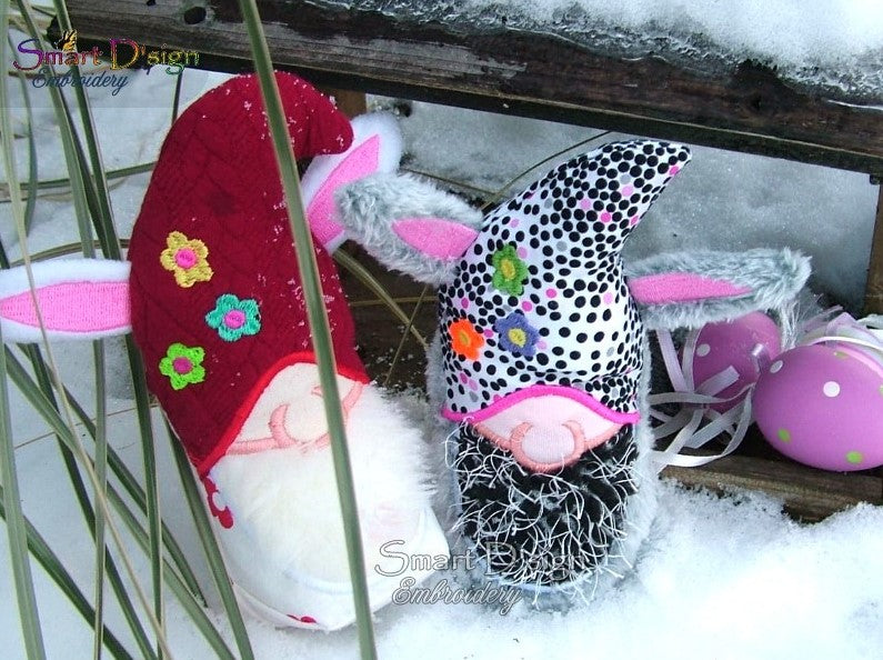 ITH FREE-STANDIG EASTER / SPRING GNOME
