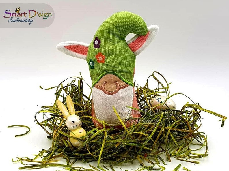 ITH FREE-STANDIG EASTER / SPRING GNOME