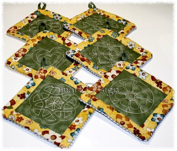 ITH MANDALA PATCHWORK TOPFLAPPEN Set