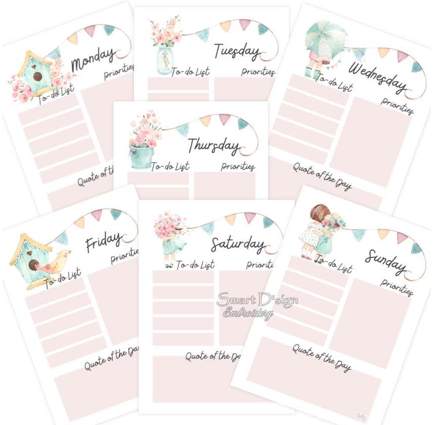 LILLY'S WEEK - Daily Planner (English)