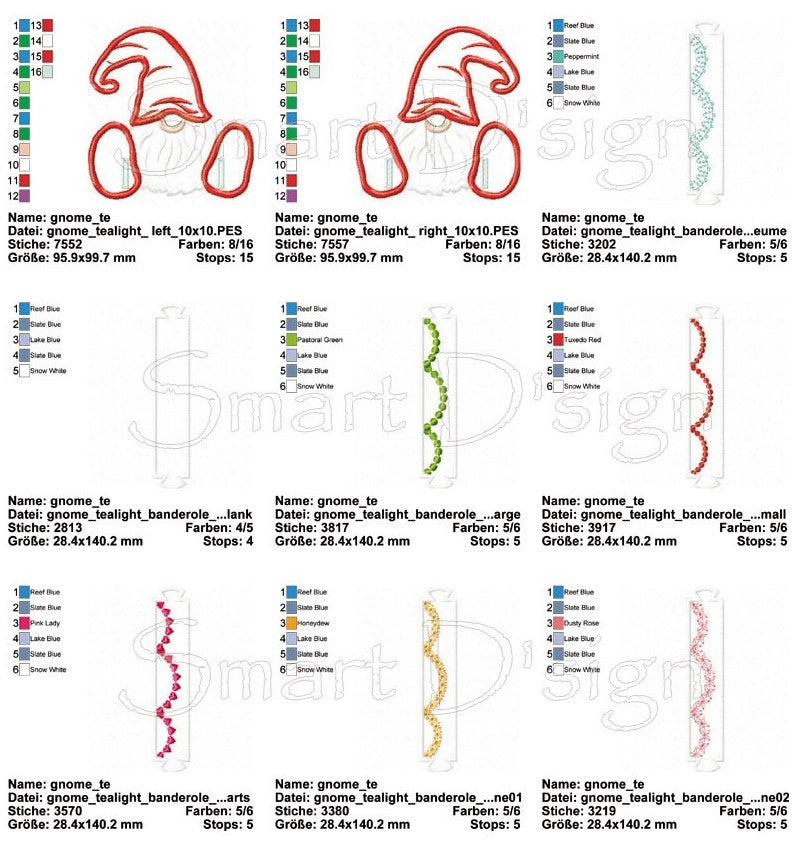 ITH GNOM WICHTEL LED TEELICHT HÜLLE