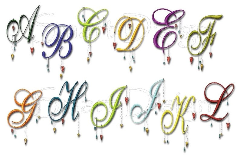Romantisches Zen-Doodle-ABC