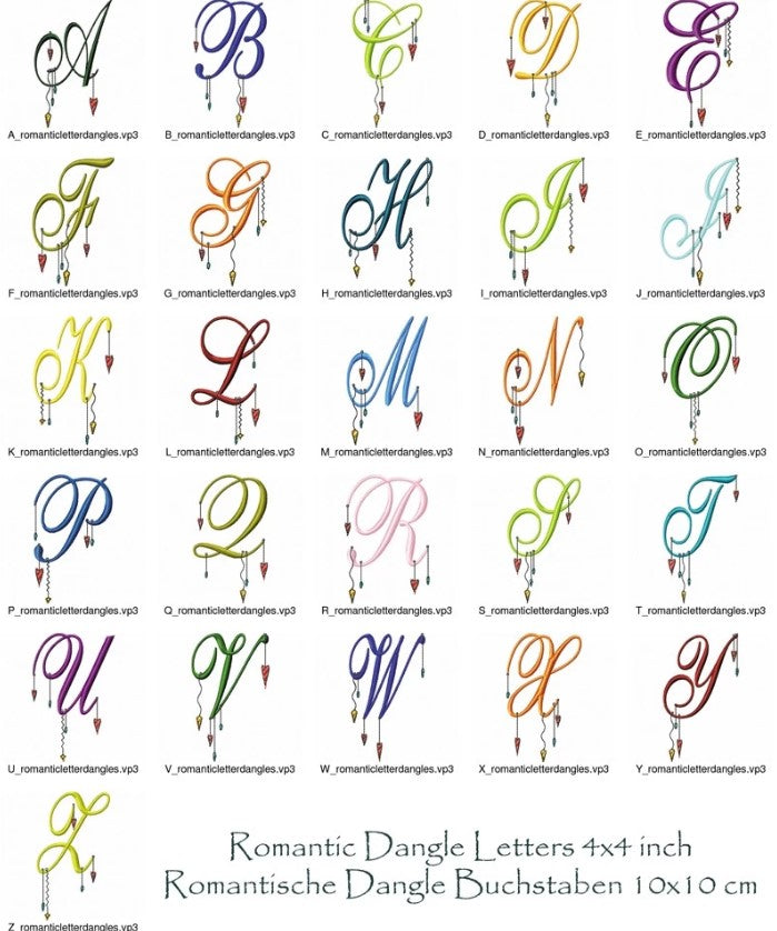 Romantisches Zen-Doodle-ABC