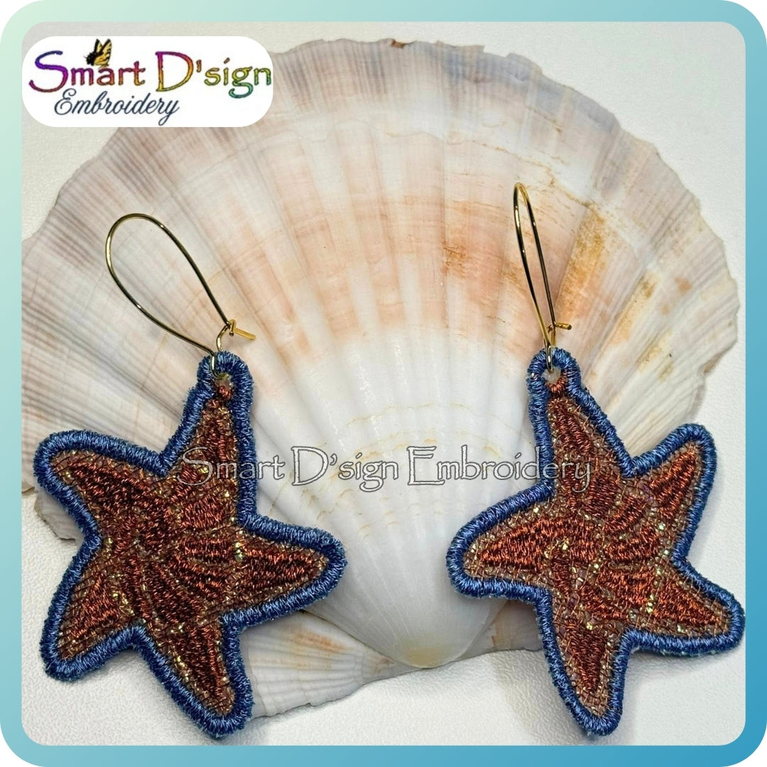 FSL Seestern Ohrringe (zweifarbig)