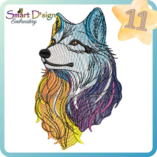 Cosmic Colourful Wolf