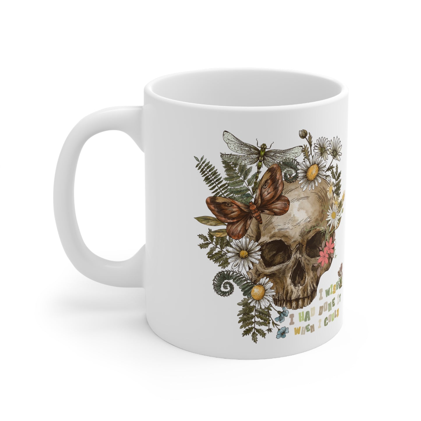 Halloween Skull TASSE - I wish I had done it when I could