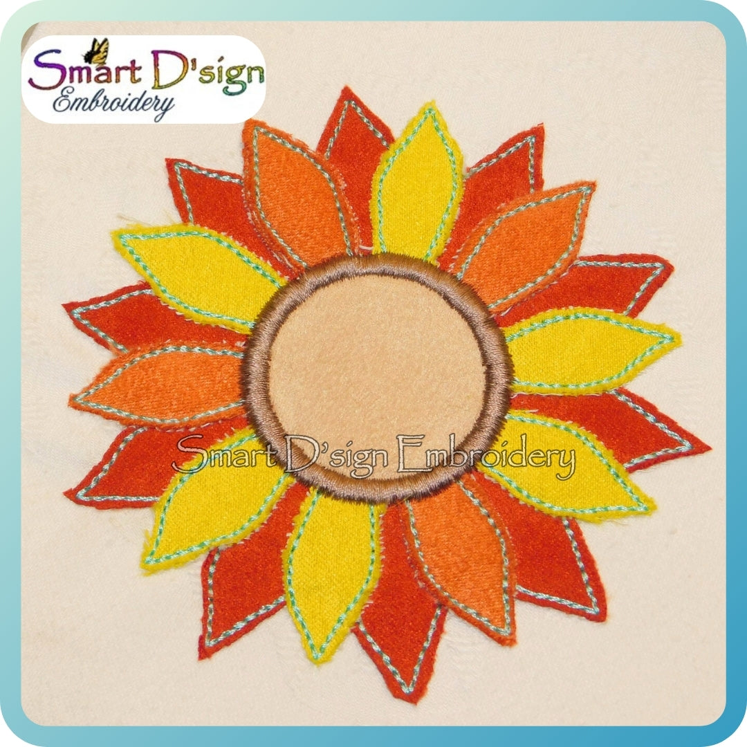 Sonnenblumen Applikation