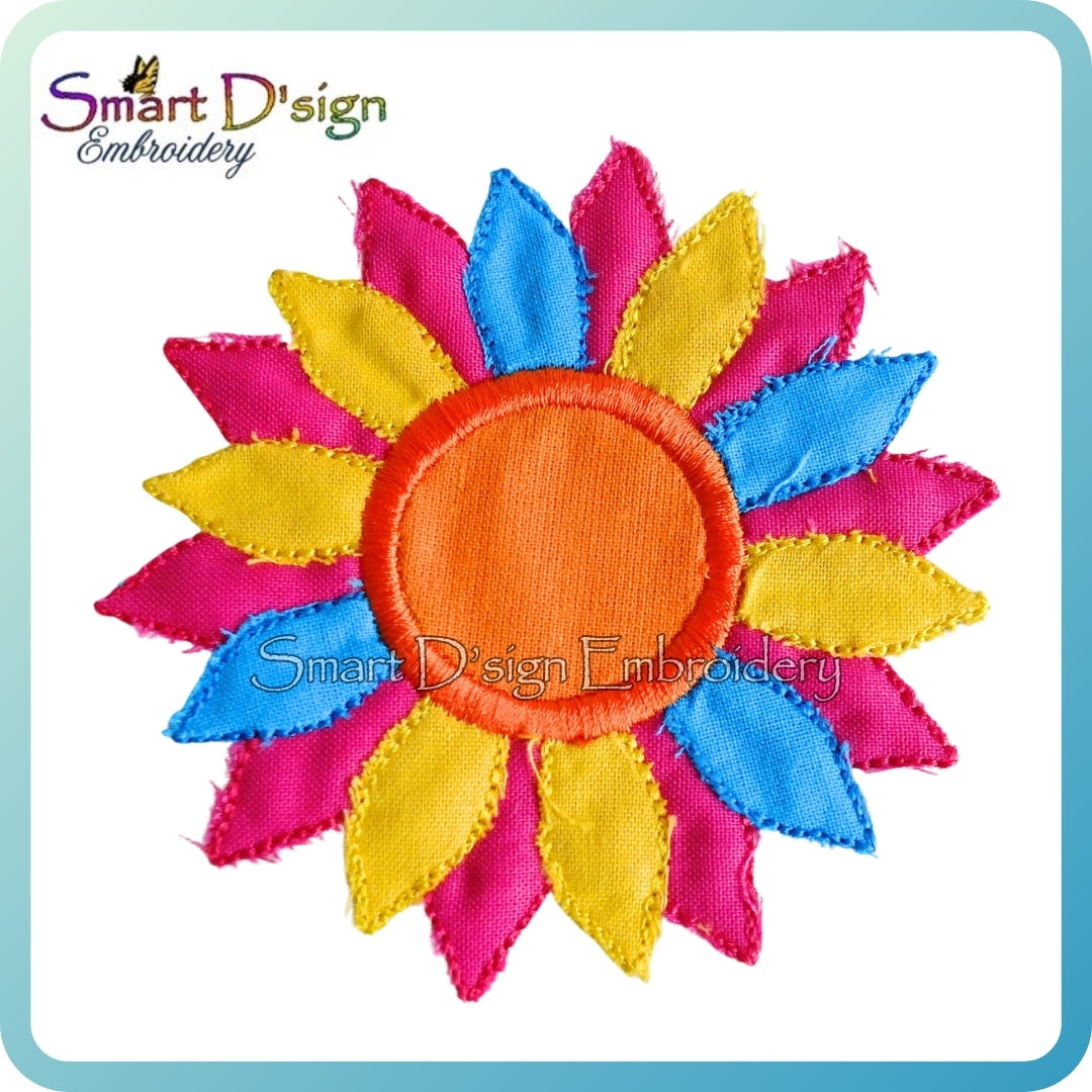 Sonnenblumen Applikation