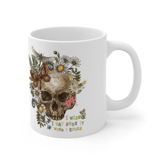 Halloween Skull TASSE - I wish I had done it when I could