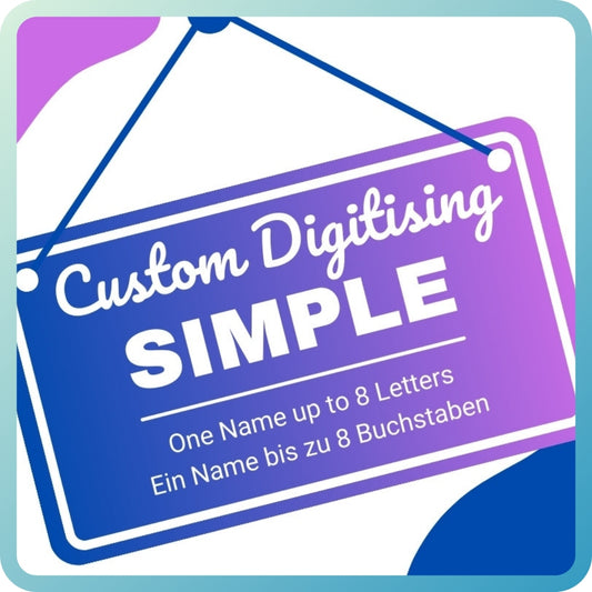 EINFACHE DESIGNS - Auftragsdigitalisierung