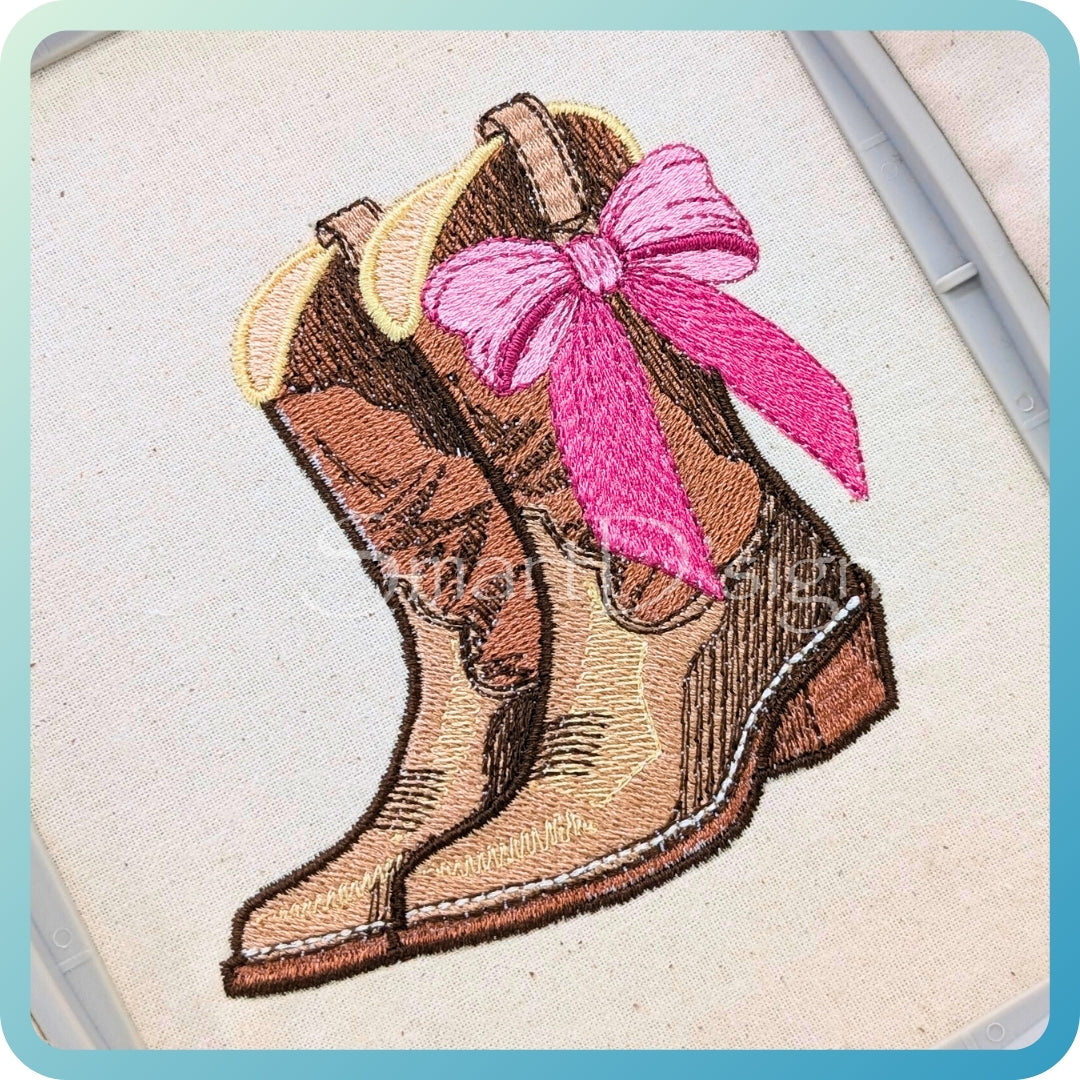 COWGIRL STIEFEL mit Schleife
