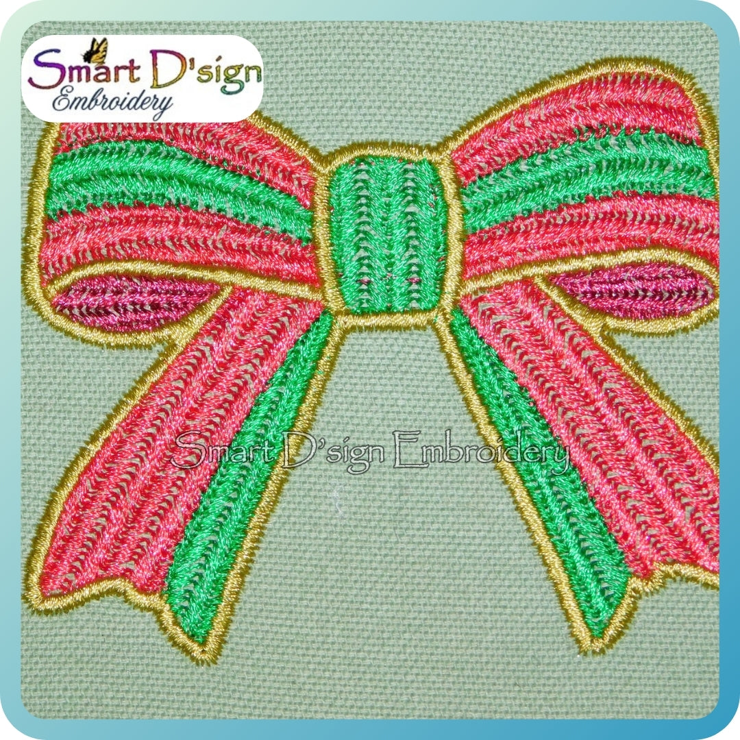 Schleife im Strick-Look