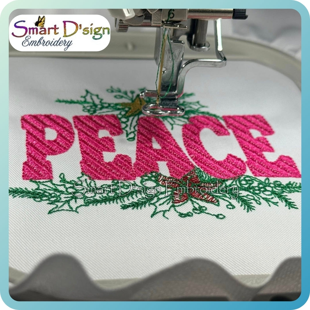 PEACE – Knitted Look Word Art