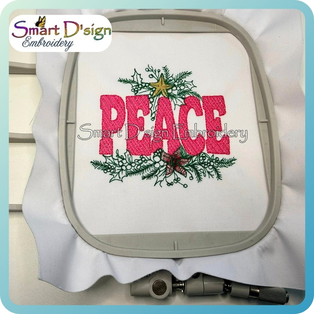 PEACE – Knitted Look Word Art