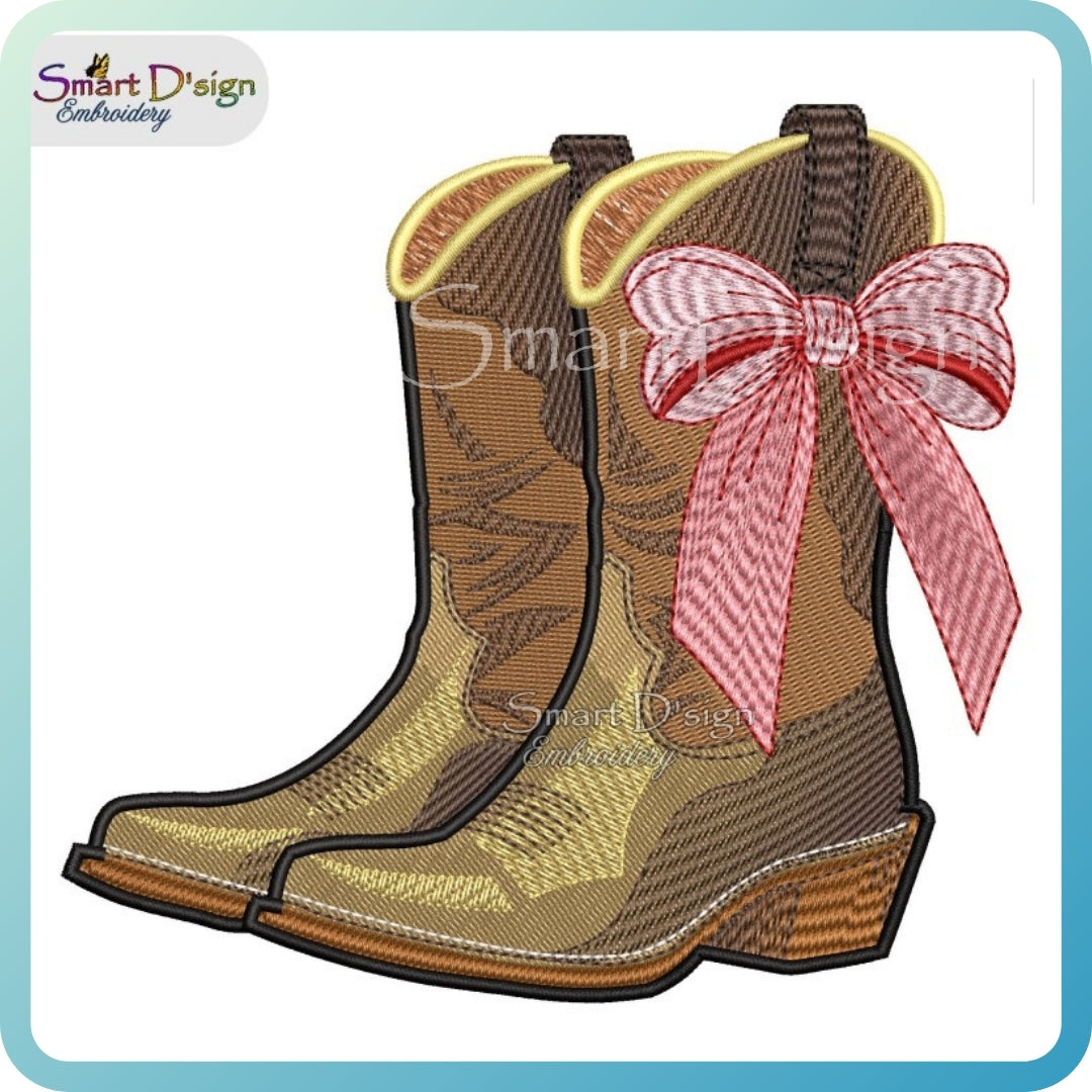 COWGIRL STIEFEL mit Schleife