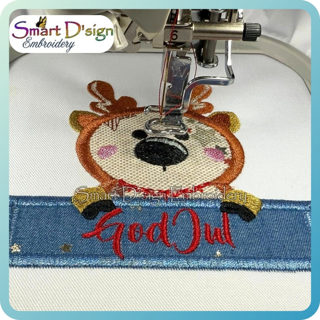 Reindeer Head Appliqué