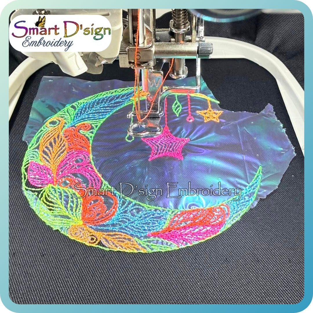 Federmond (Farbenfrohe Lineart)