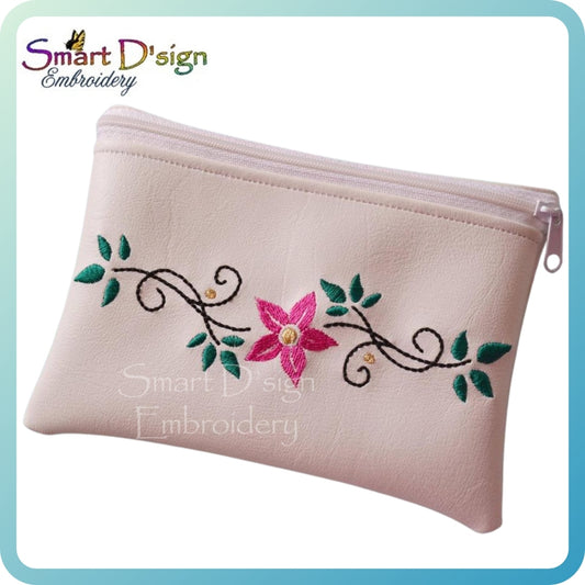TAKE MY FLOWERS ITH Zipper Bag